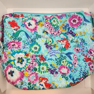 Vera Bradley Disney Ariel Floral Bucket Crossbody